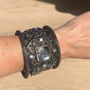 Wide cuff bracelet